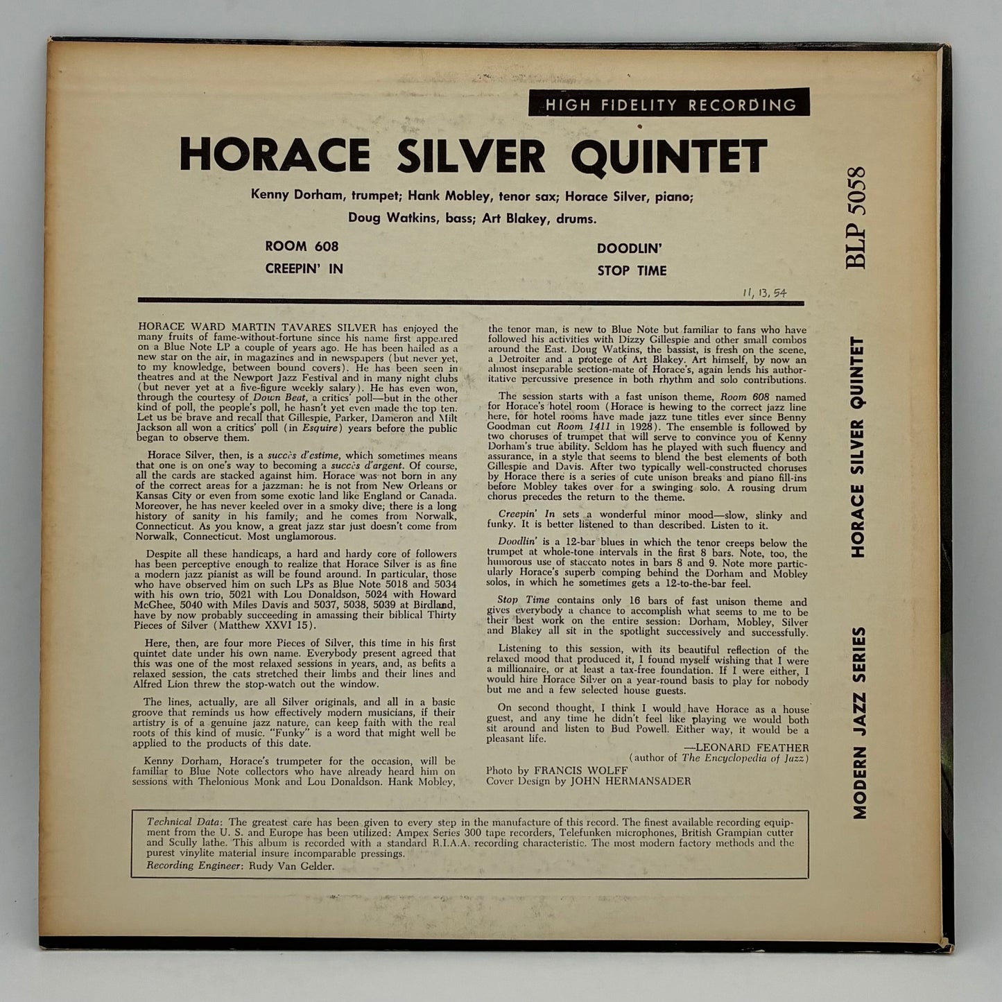 Horace Silver Quintet – Horace Silver Quintet Volume 3