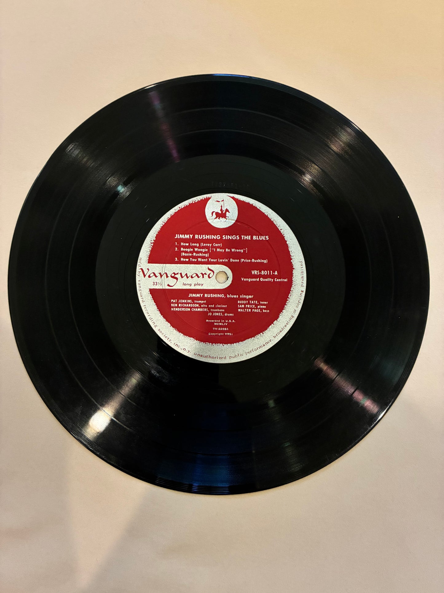 Jimmy Rushing – Sings The Blues