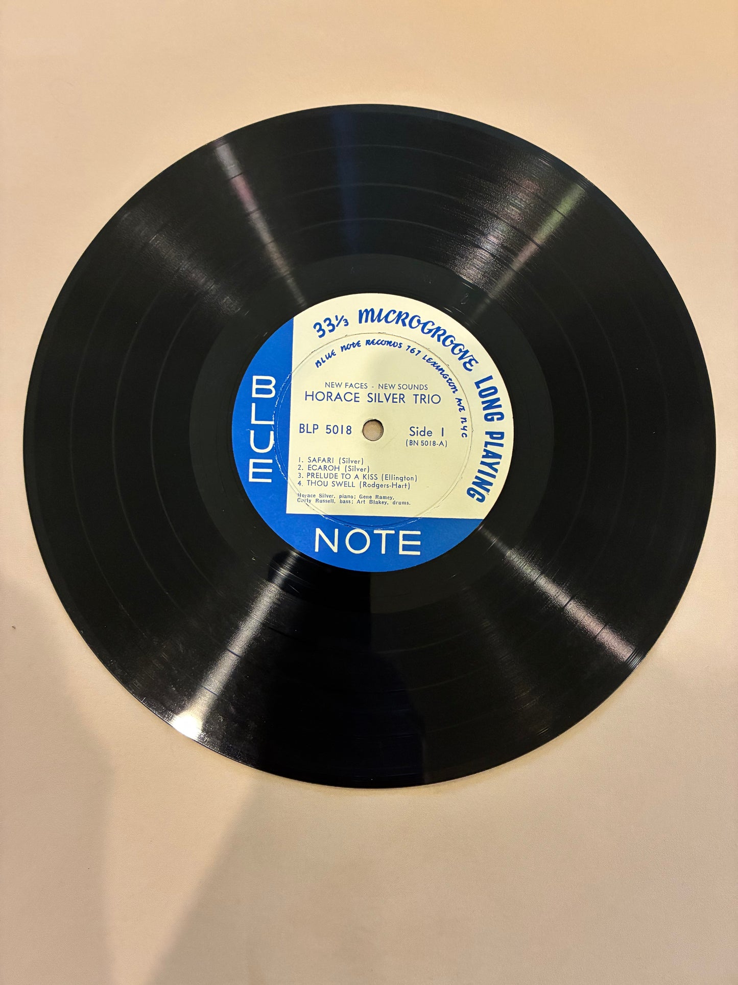 The Horace Silver Trio – New Faces - New Sounds