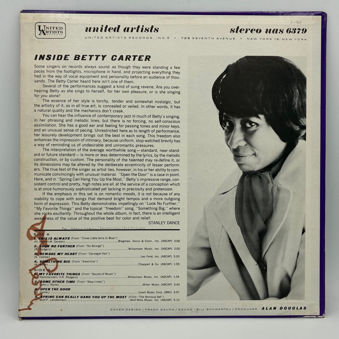 Betty Carter – Inside Betty Carter