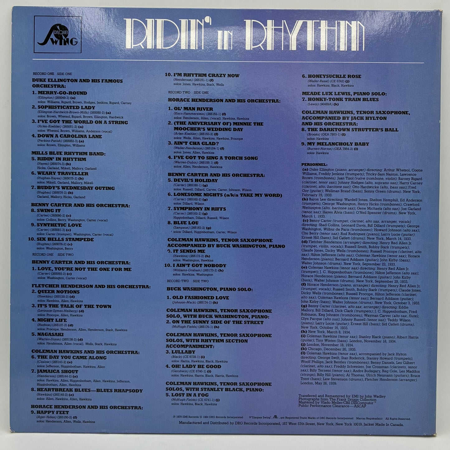 Various – Ridin' In Rhythm