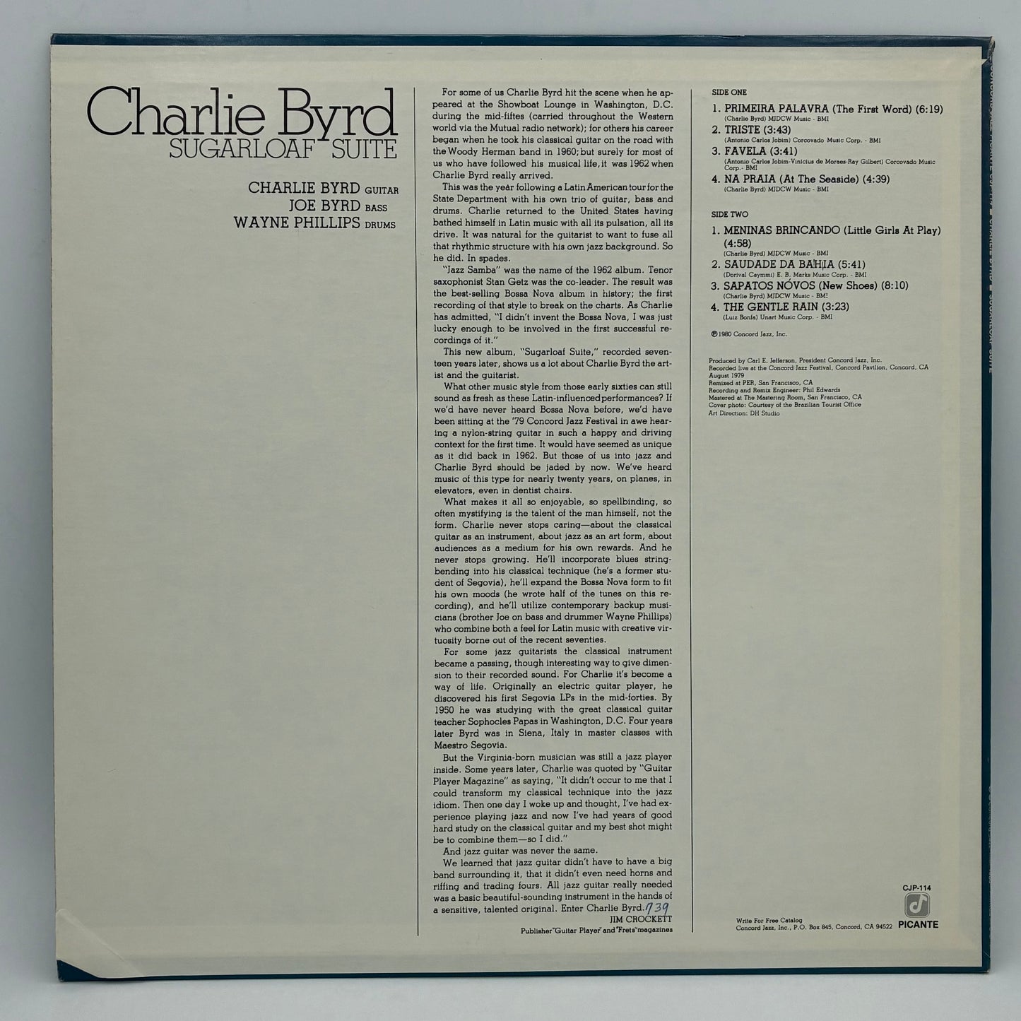 Charlie Byrd – Sugarloaf Suite