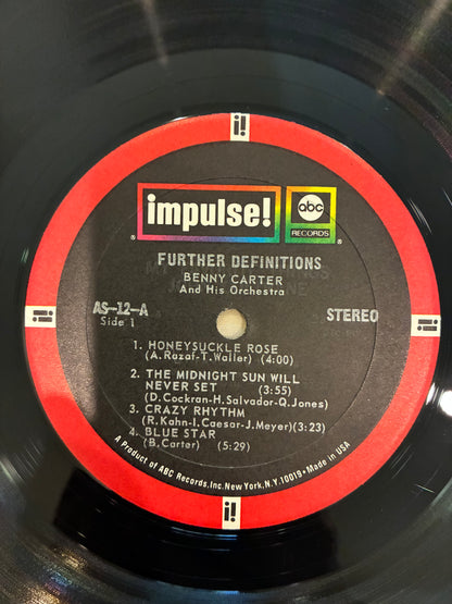 Benny Carter And His Orchestra – Further Definitions