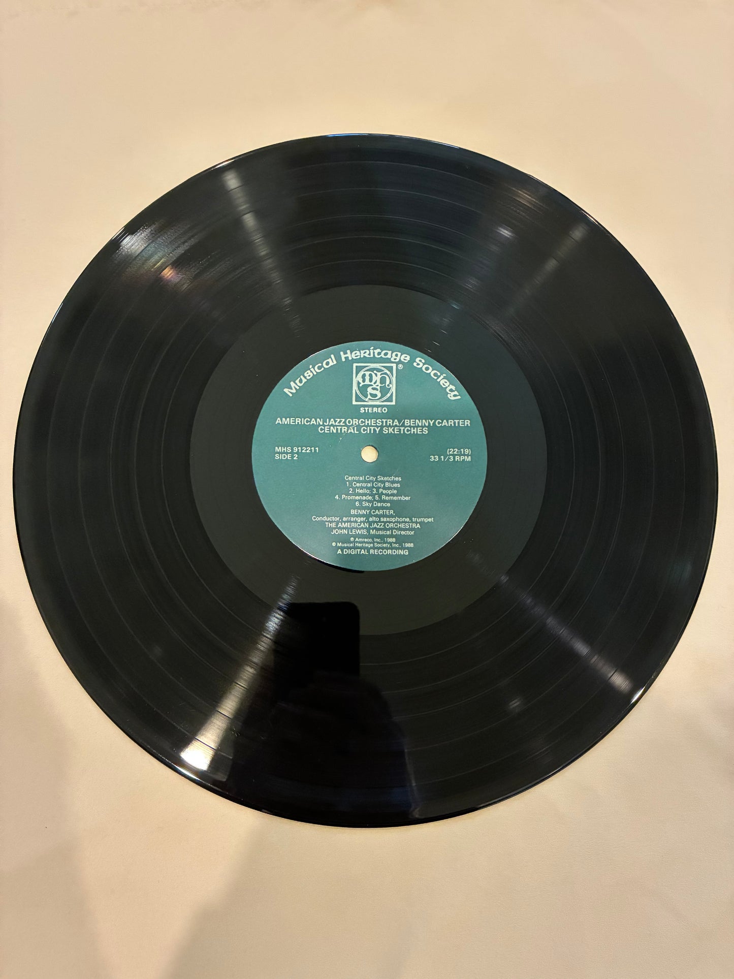 Benny Carter, American Jazz Orchestra – Central City Sketches