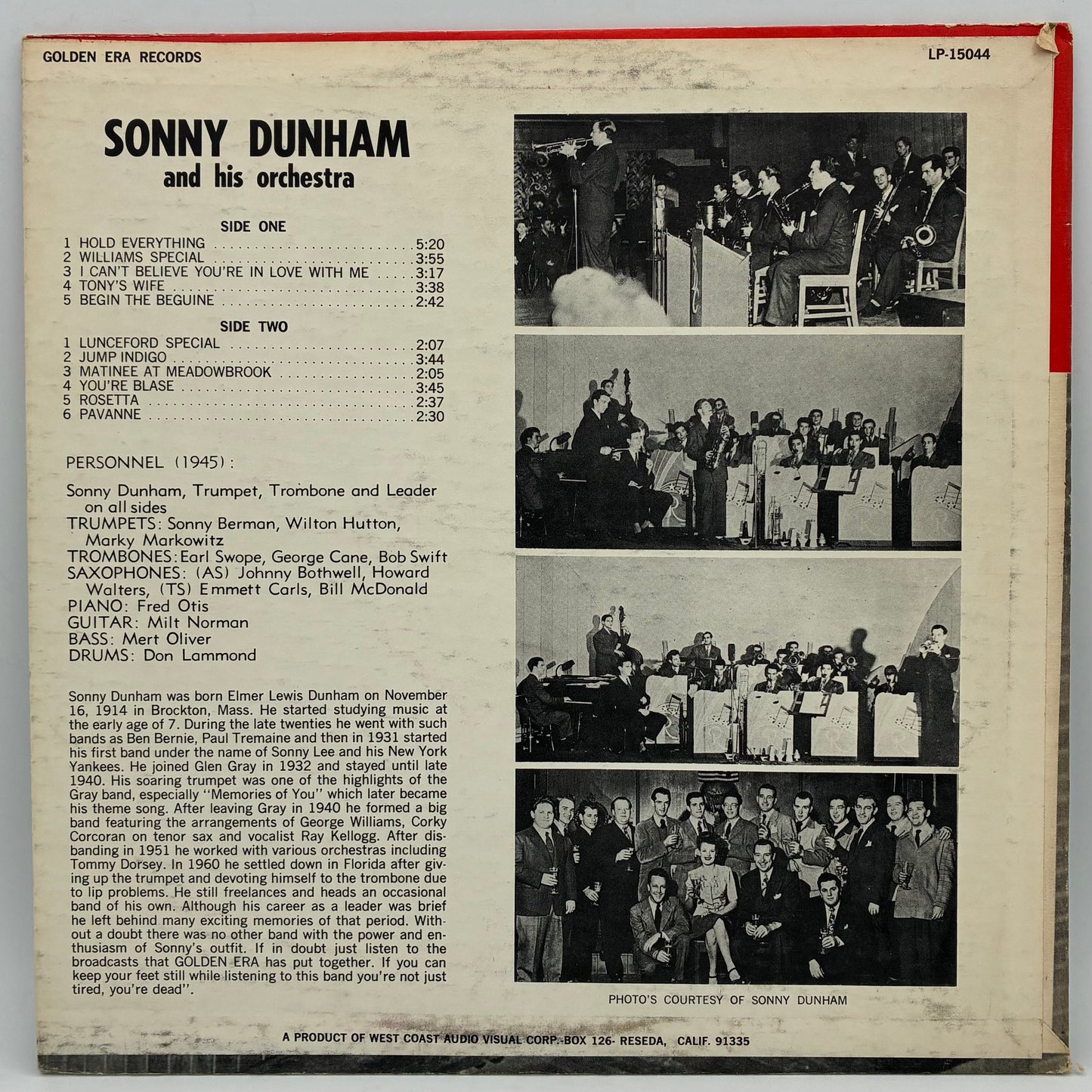 Sonny Dunham And His Orchestra – Hold Everything
