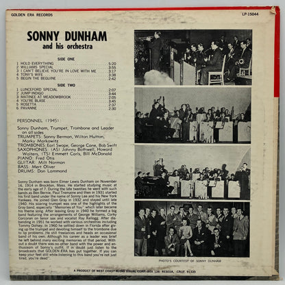 Sonny Dunham And His Orchestra – Hold Everything