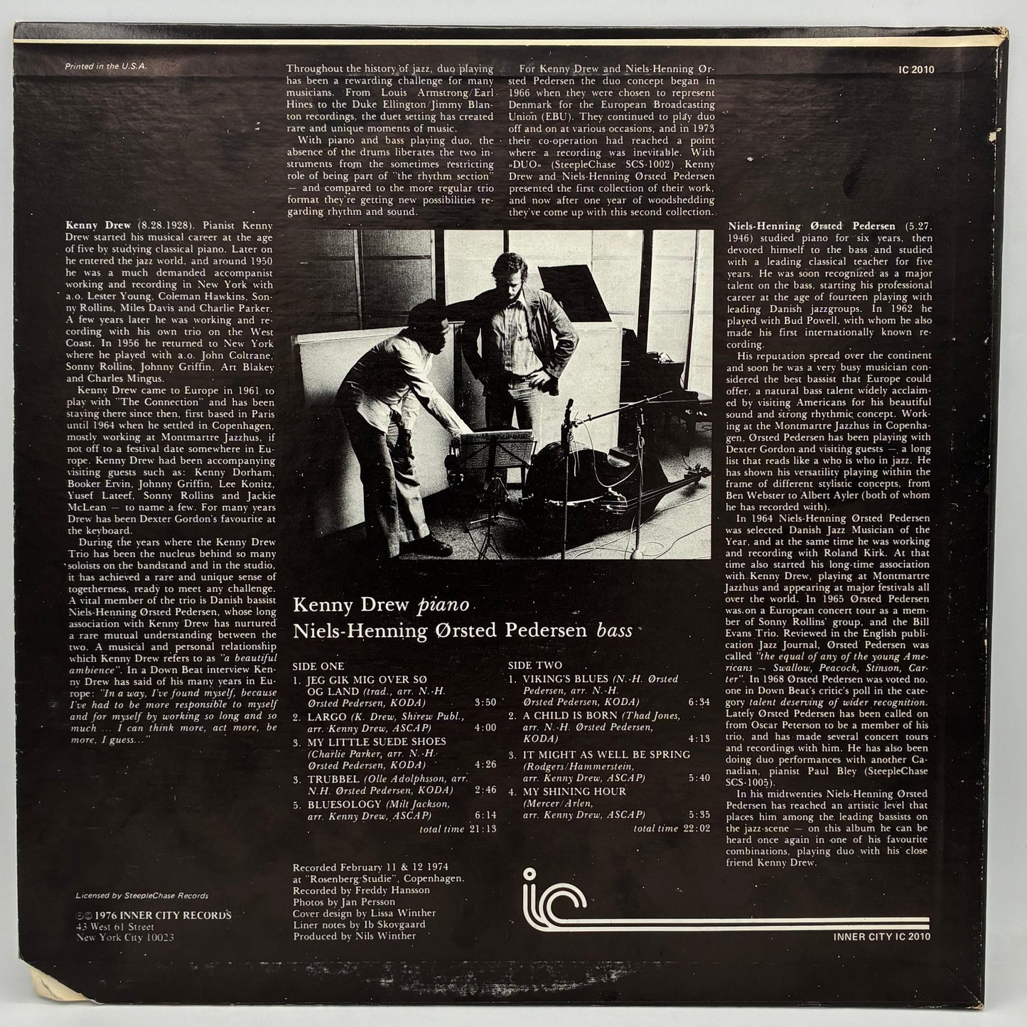 Kenny Drew & Niels-Henning Ørsted Pedersen – Duo 2