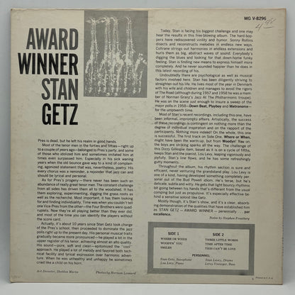 Stan Getz – Award Winner