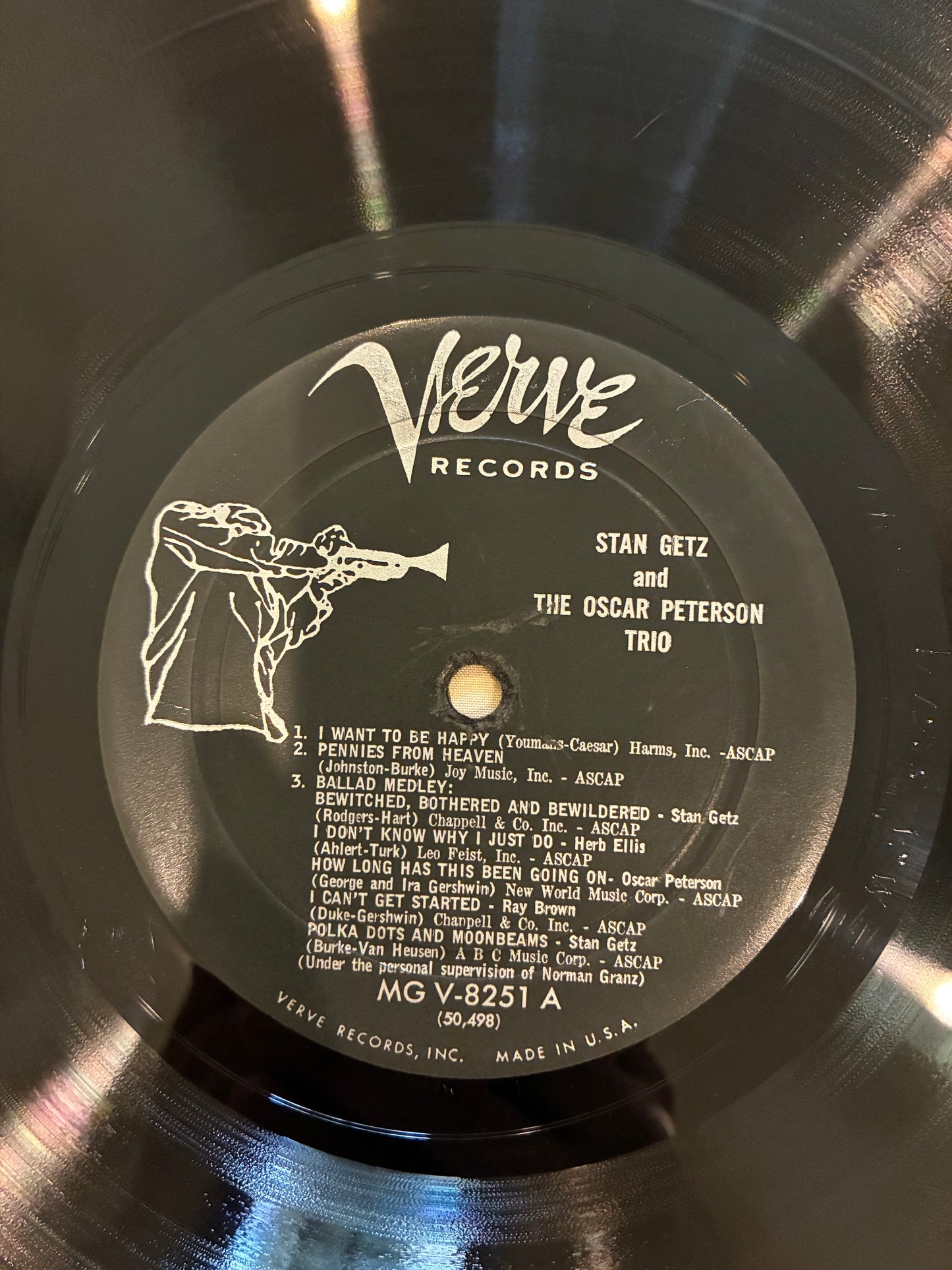 Stan Getz And The Oscar Peterson Trio – Stan Getz And The Oscar Peterson Trio
