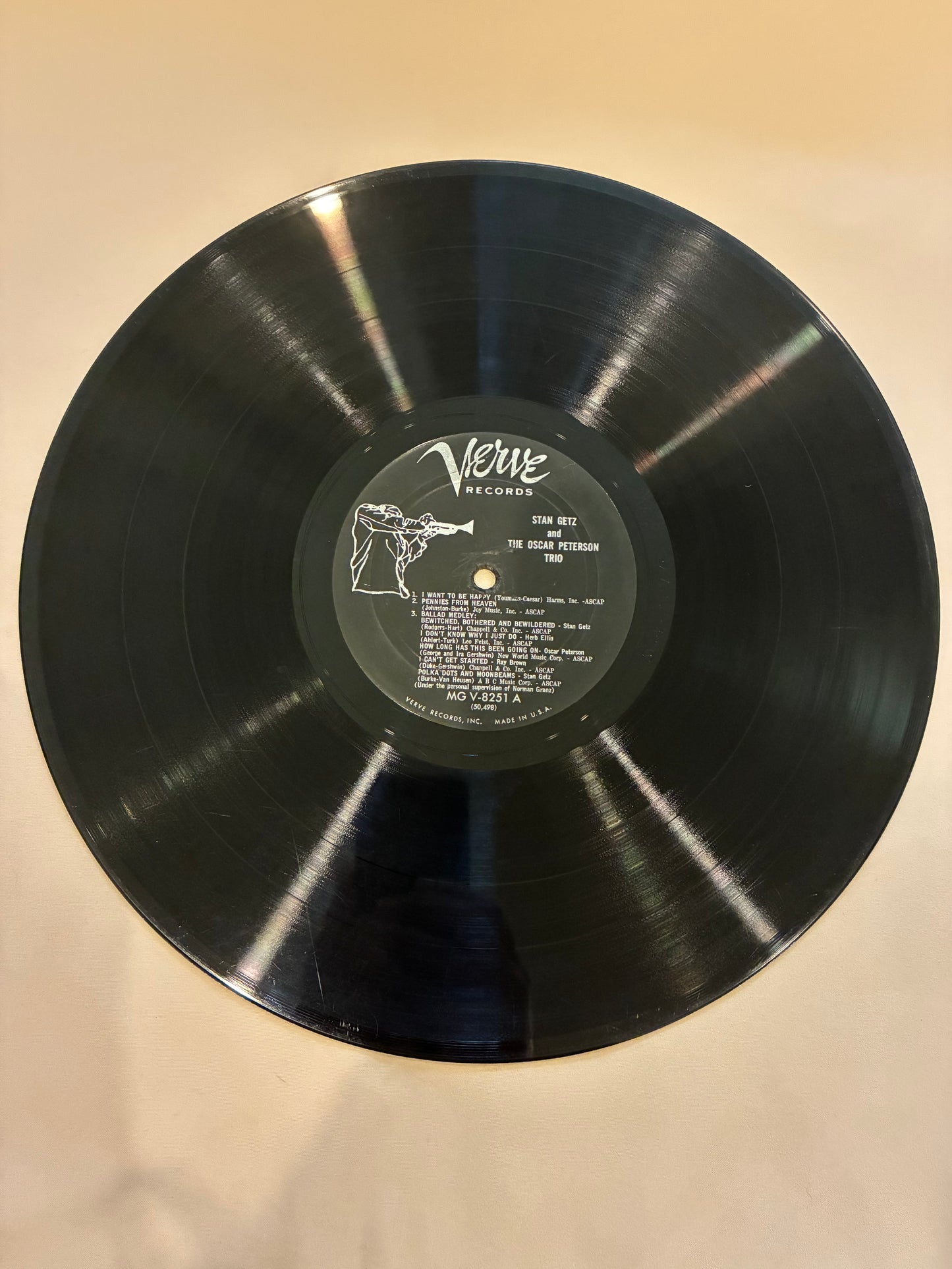 Stan Getz And The Oscar Peterson Trio – Stan Getz And The Oscar Peterson Trio