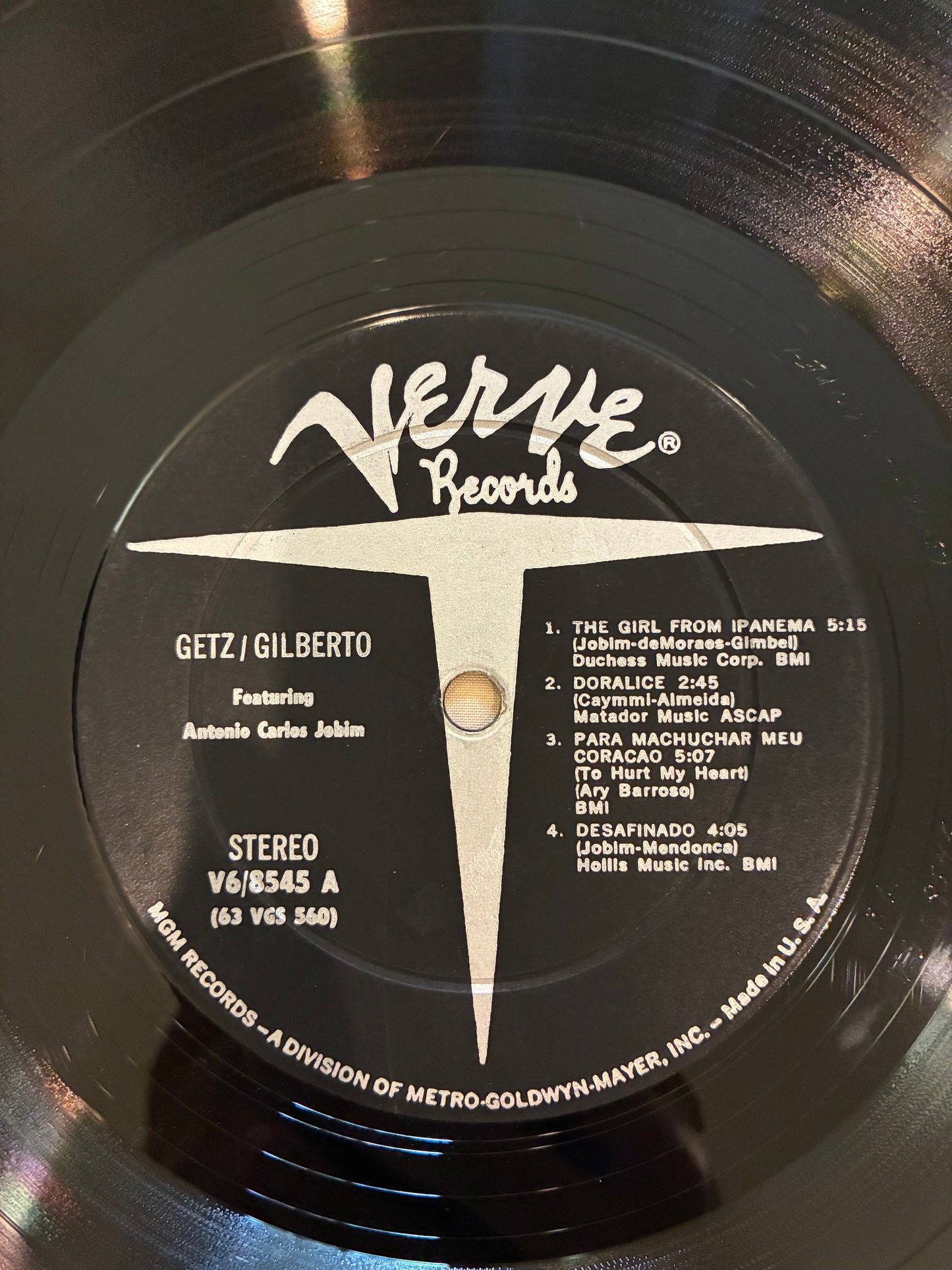 Stan Getz / Joao Gilberto Featuring Antonio Carlos Jobim – Getz / Gilberto