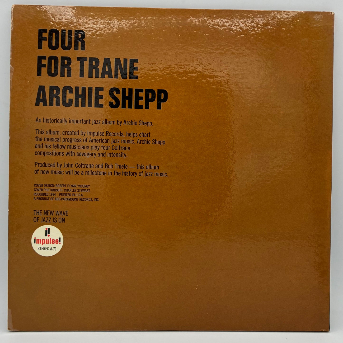 Archie Shepp – Four For Trane