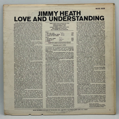 Jimmy Heath – Love And Understanding
