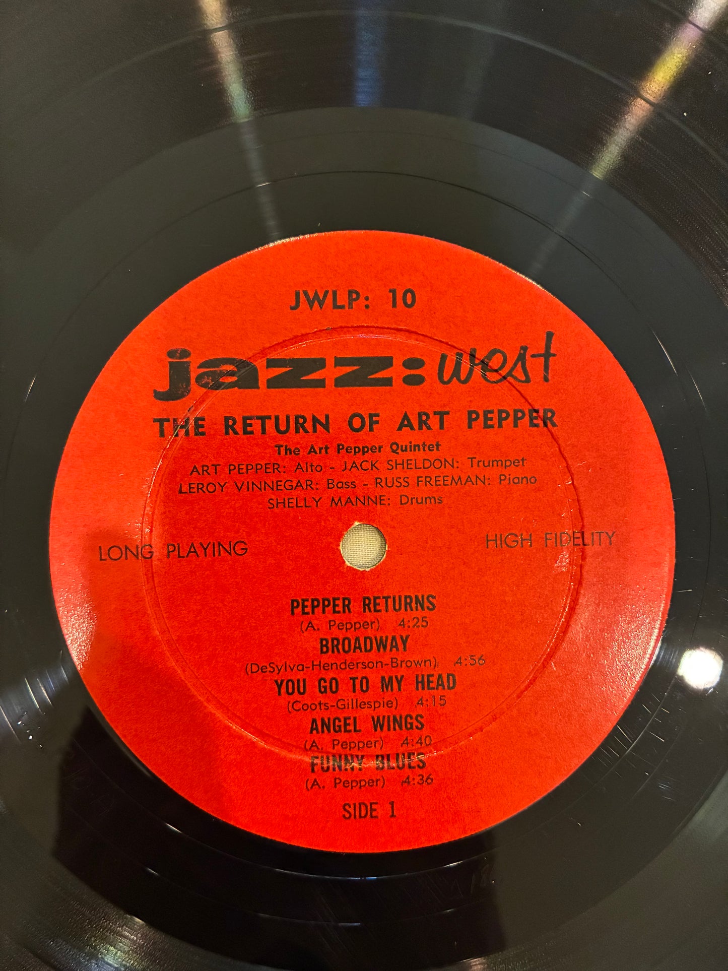 Art Pepper – The Return Of Art Pepper