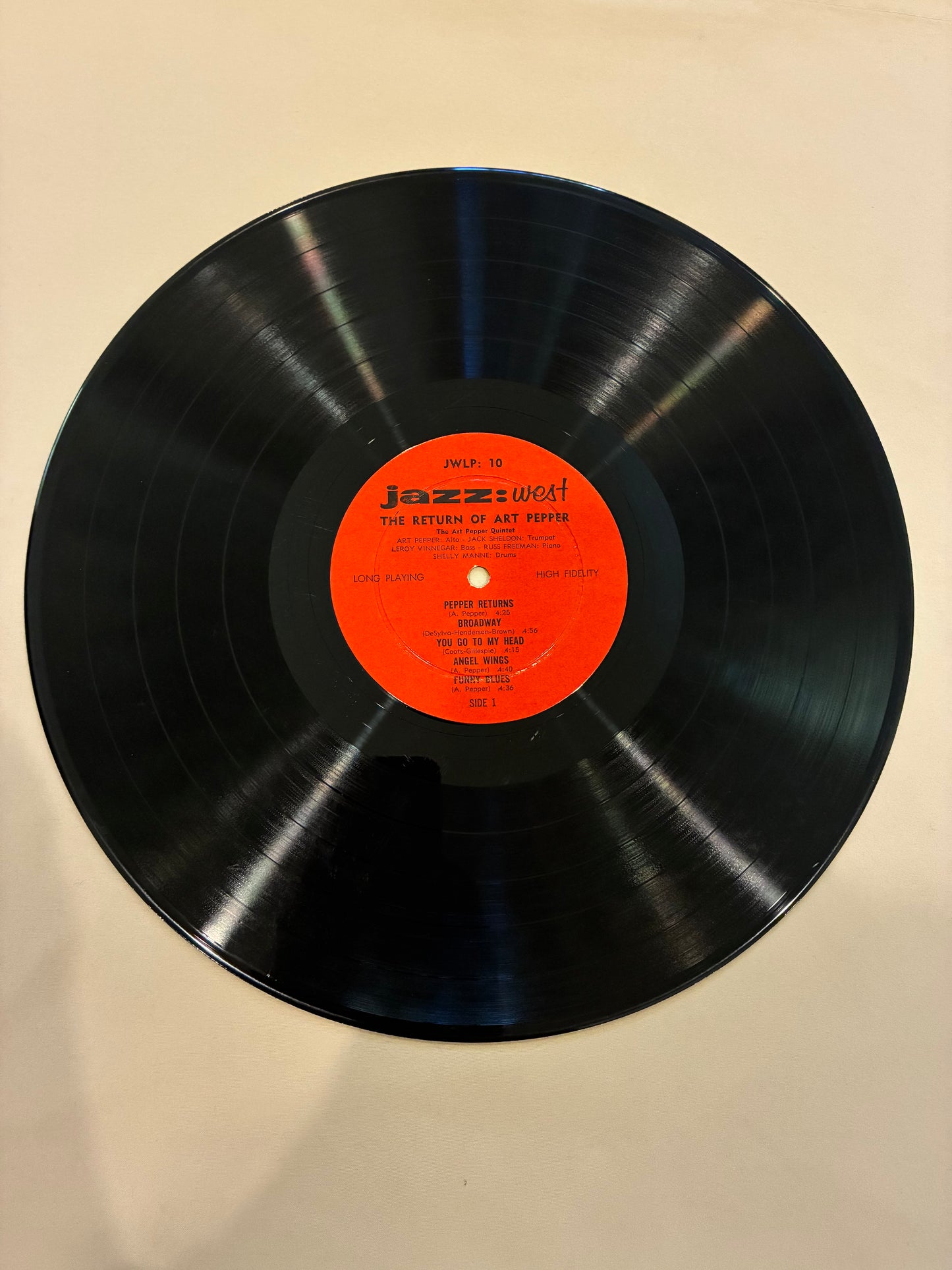 Art Pepper – The Return Of Art Pepper
