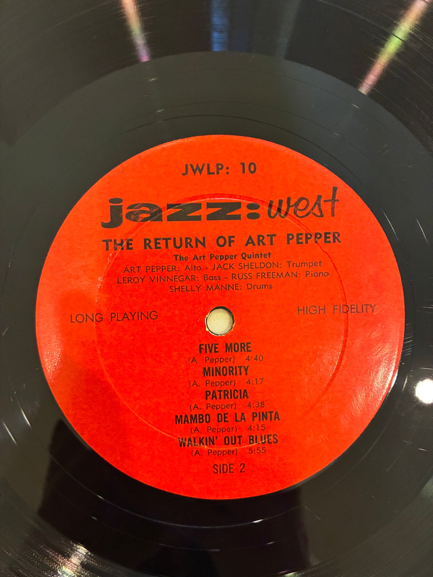 Art Pepper – The Return Of Art Pepper