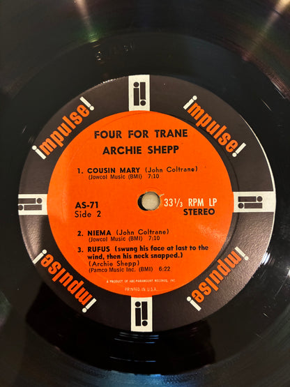 Archie Shepp – Four For Trane