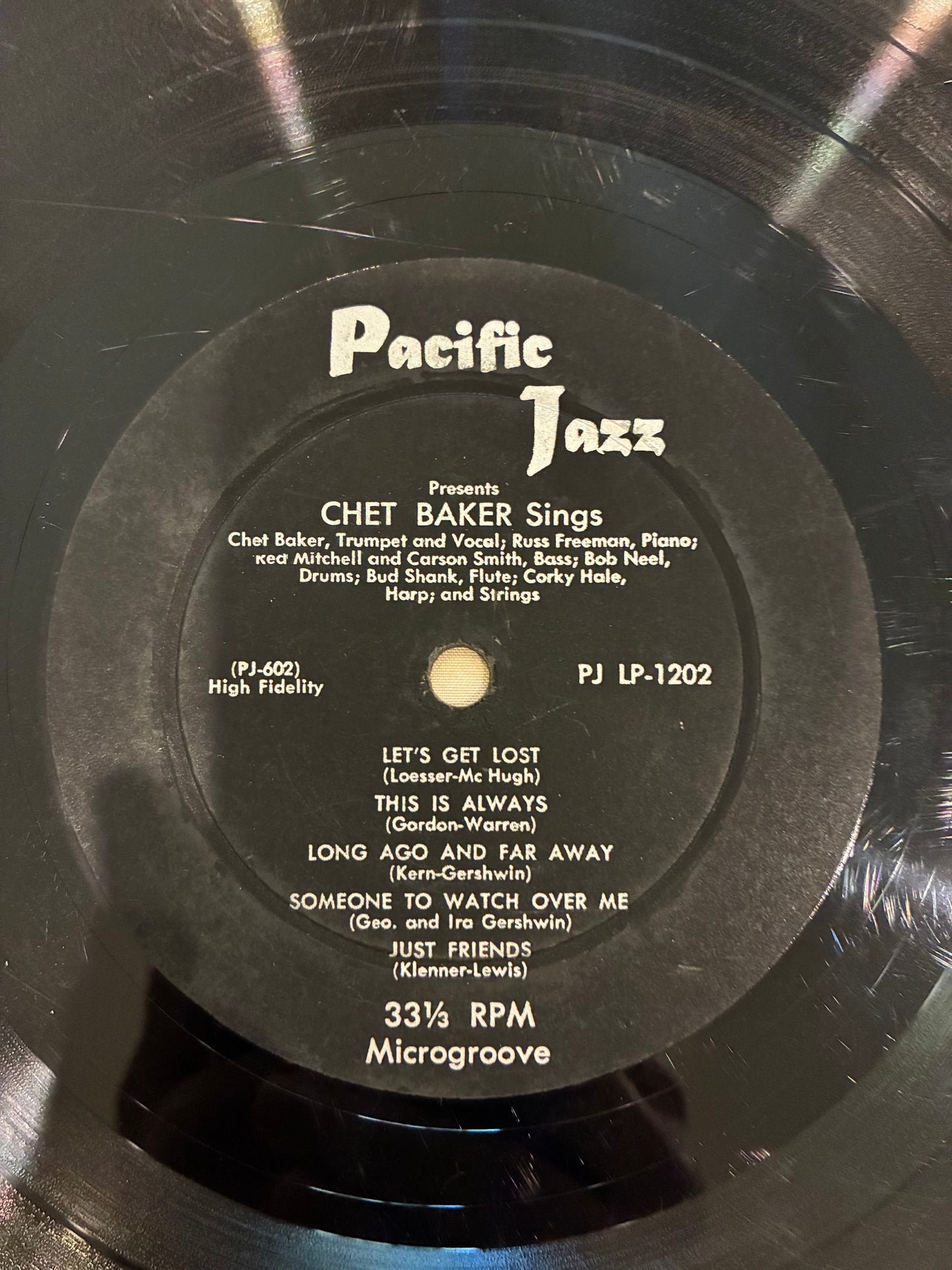 Chet Baker – Sings And Plays With Bud Shank, Russ Freeman And Strings