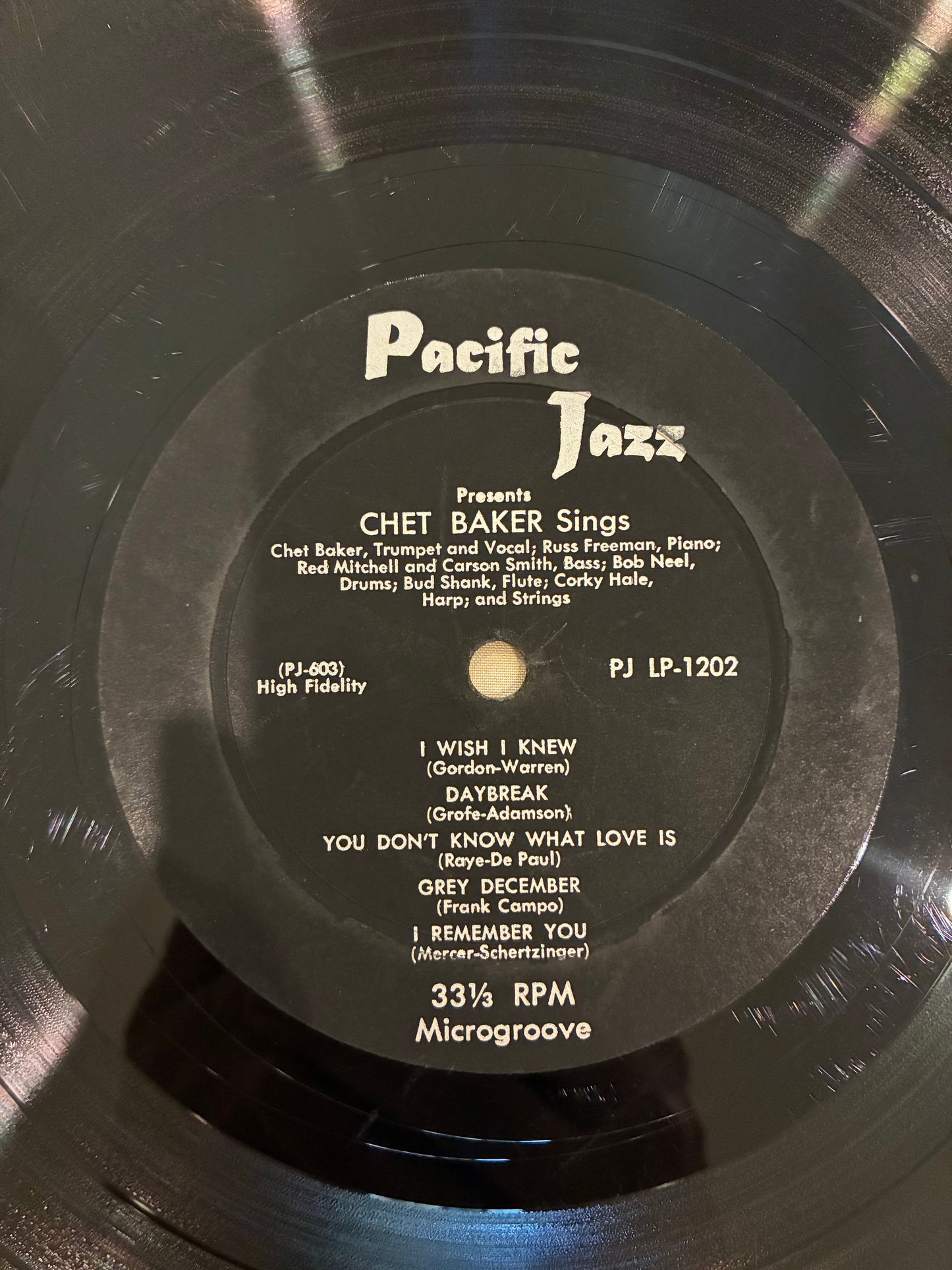 Chet Baker – Sings And Plays With Bud Shank, Russ Freeman And Strings