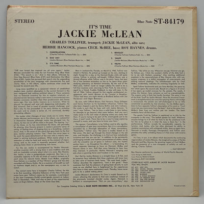 Jackie McLean – It's Time!