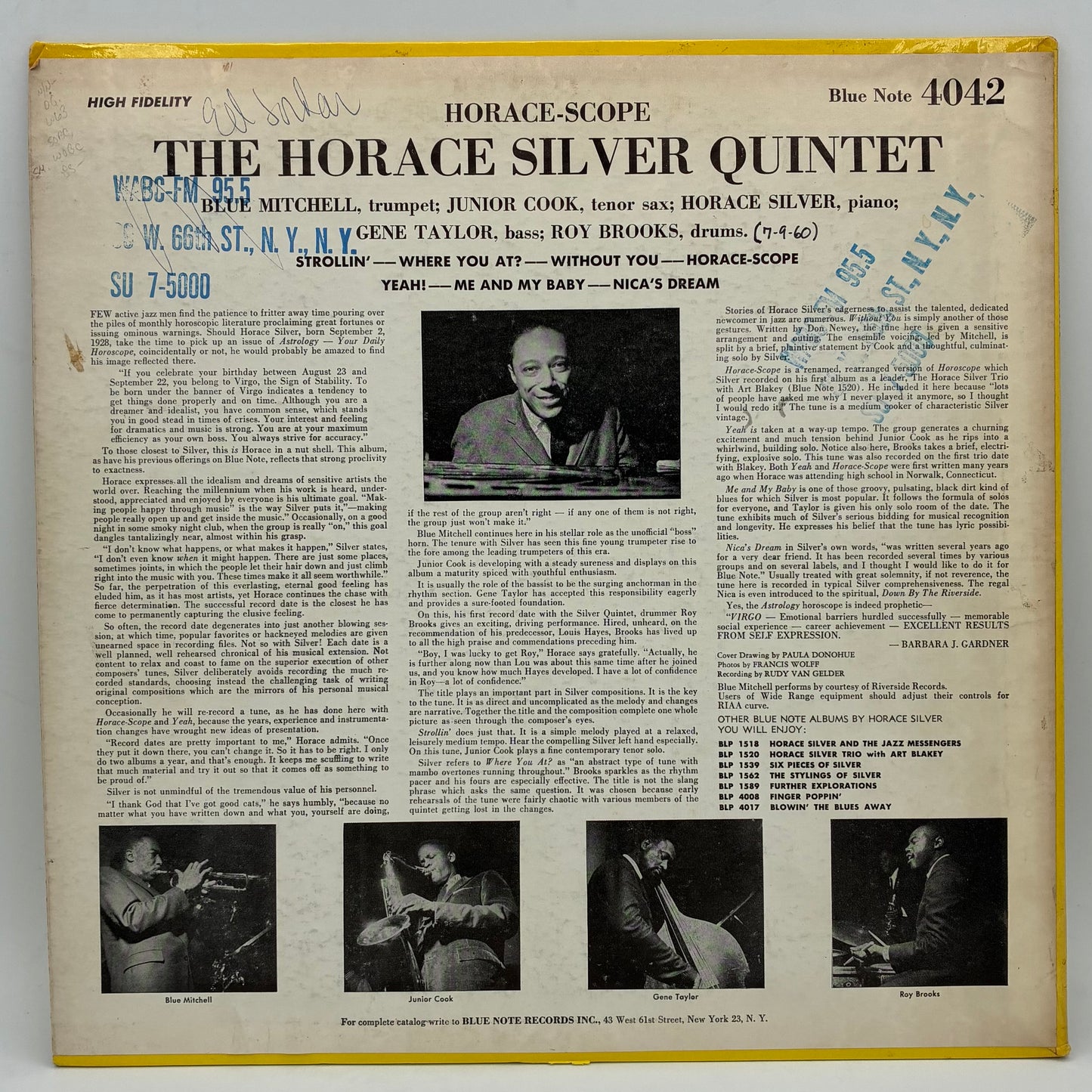 The Horace Silver Quintet – Horace-Scope