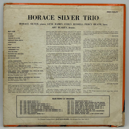 Horace Silver – Horace Silver Trio