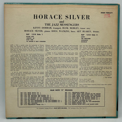 Horace Silver And The Jazz Messengers – Horace Silver And The Jazz Messengers