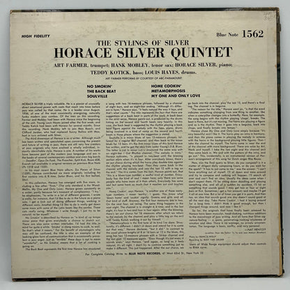The Horace Silver Quintet – The Stylings Of Silver