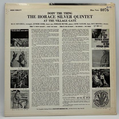 The Horace Silver Quintet – Doin' The Thing - At The Village Gate