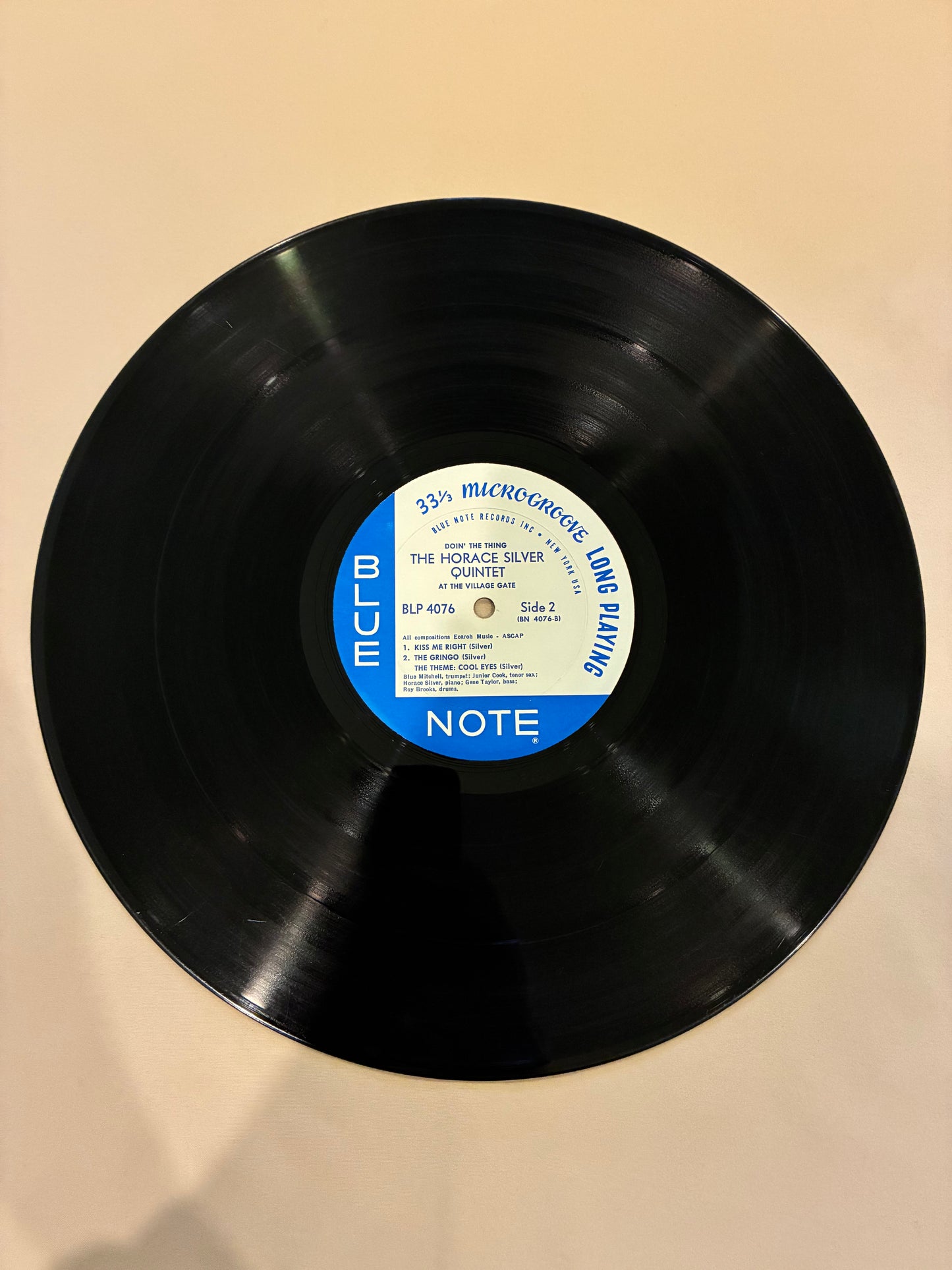 The Horace Silver Quintet – Doin' The Thing - At The Village Gate