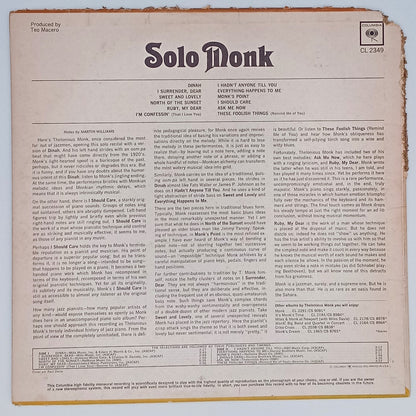 Monk – Solo Monk