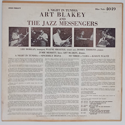 Art Blakey & The Jazz Messengers – A Night In Tunisia