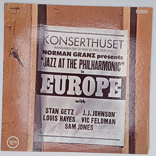 Stan Getz, J. J. Johnson, Vic Feldman, Sam Jones – Jazz At The Philharmonic In Europe