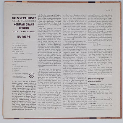 Stan Getz, J. J. Johnson, Vic Feldman, Sam Jones – Jazz At The Philharmonic In Europe