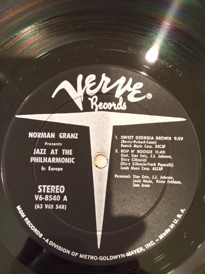 Stan Getz, J. J. Johnson, Vic Feldman, Sam Jones – Jazz At The Philharmonic In Europe