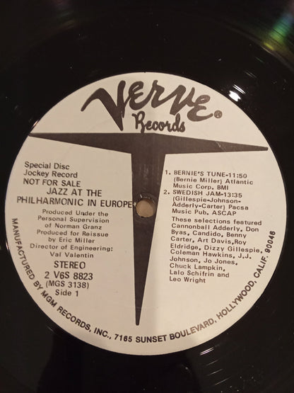 Various – Jazz At The Philharmonic In Europe