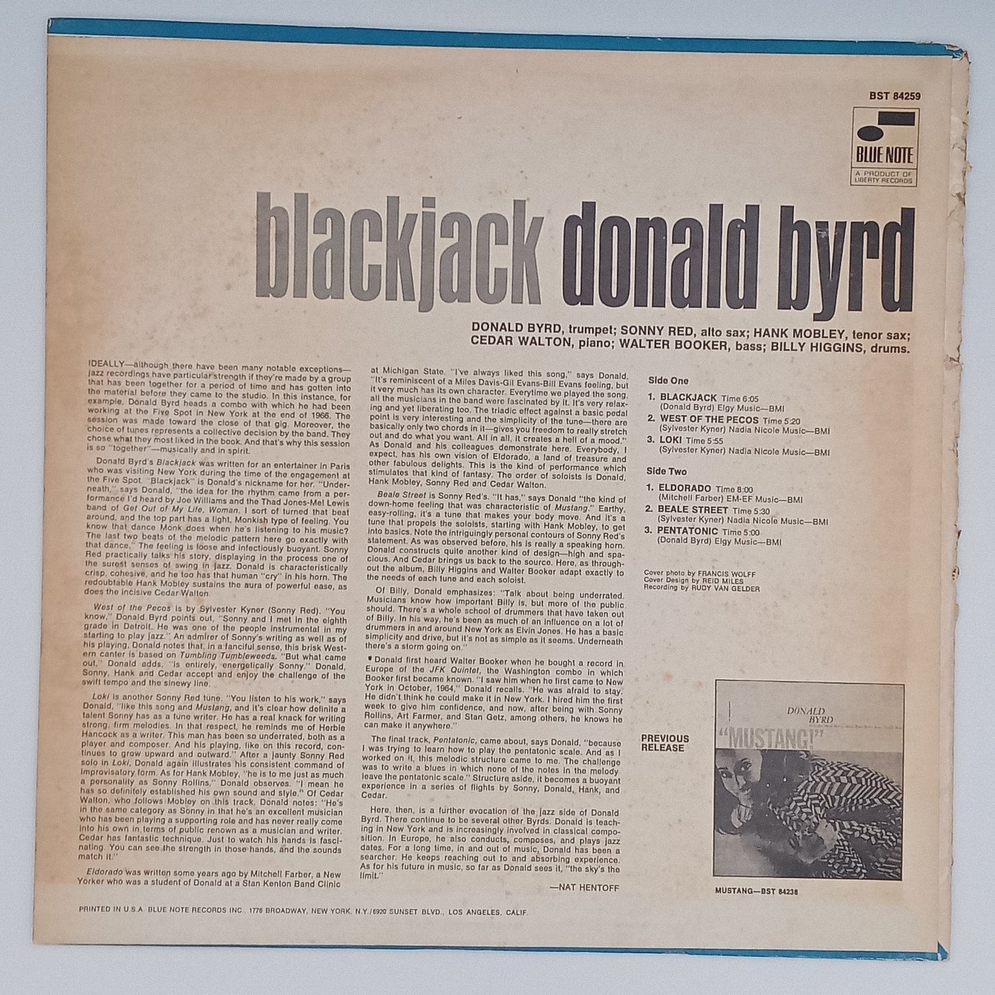 Donald Byrd – Blackjack