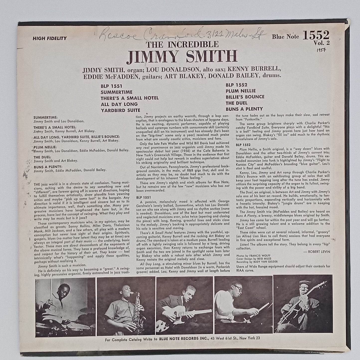 Jimmy Smith – Jimmy Smith At The Organ (Volume 2)
