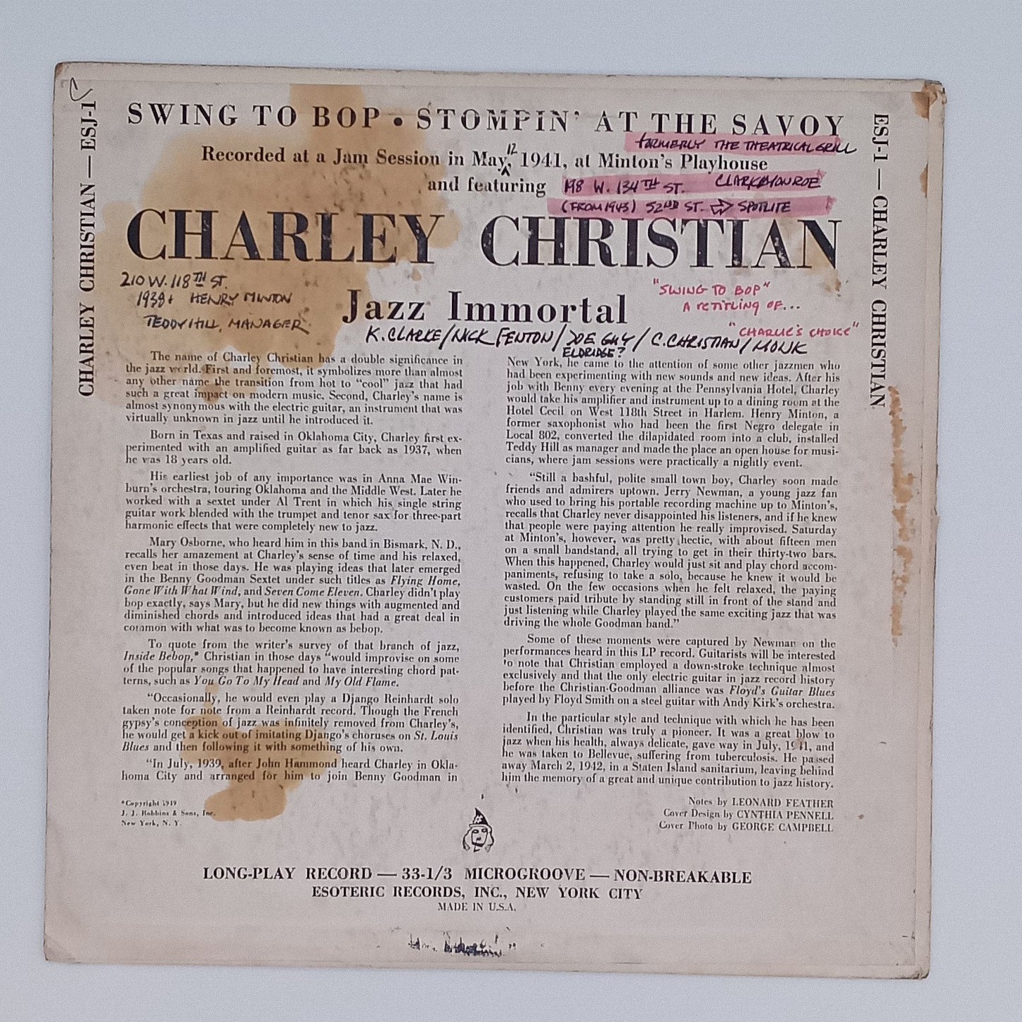 Charley Christian – Jazz Immortal