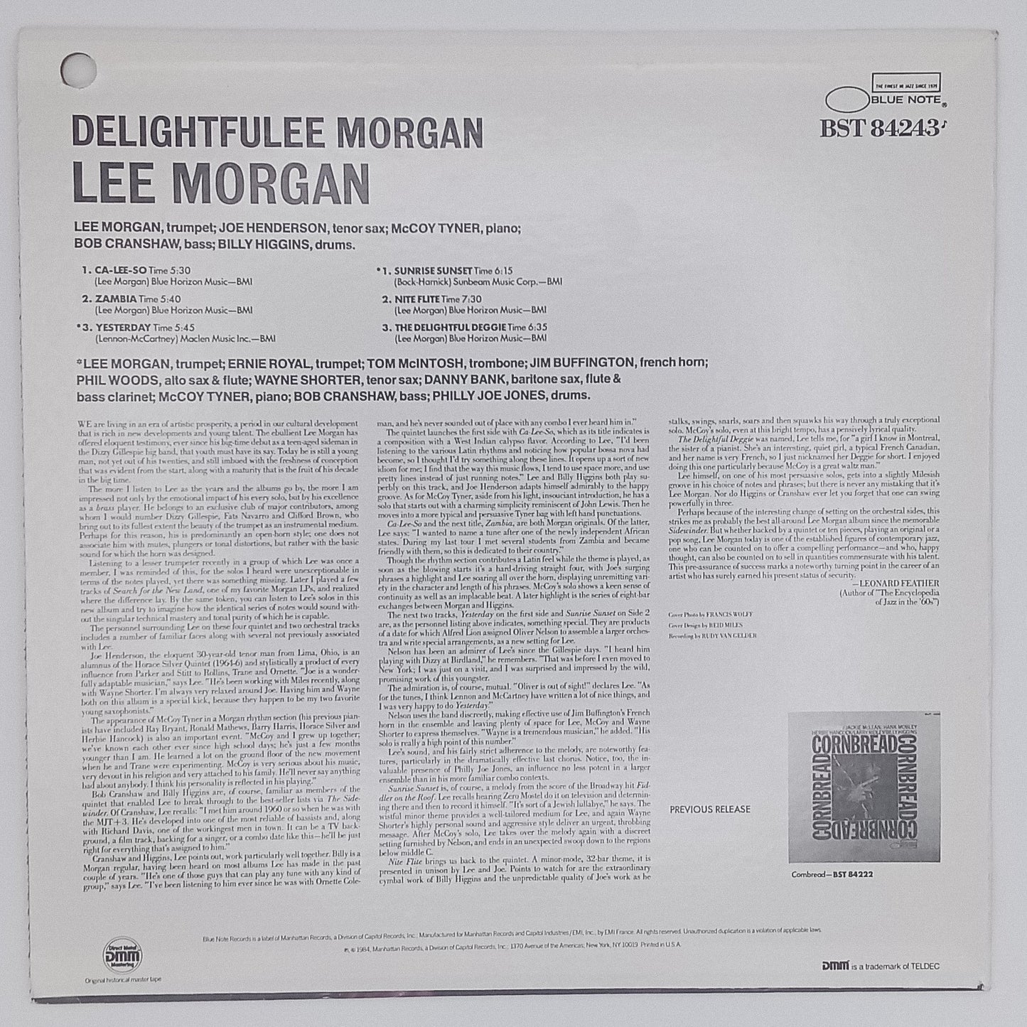 Lee Morgan – Delightfulee Morgan