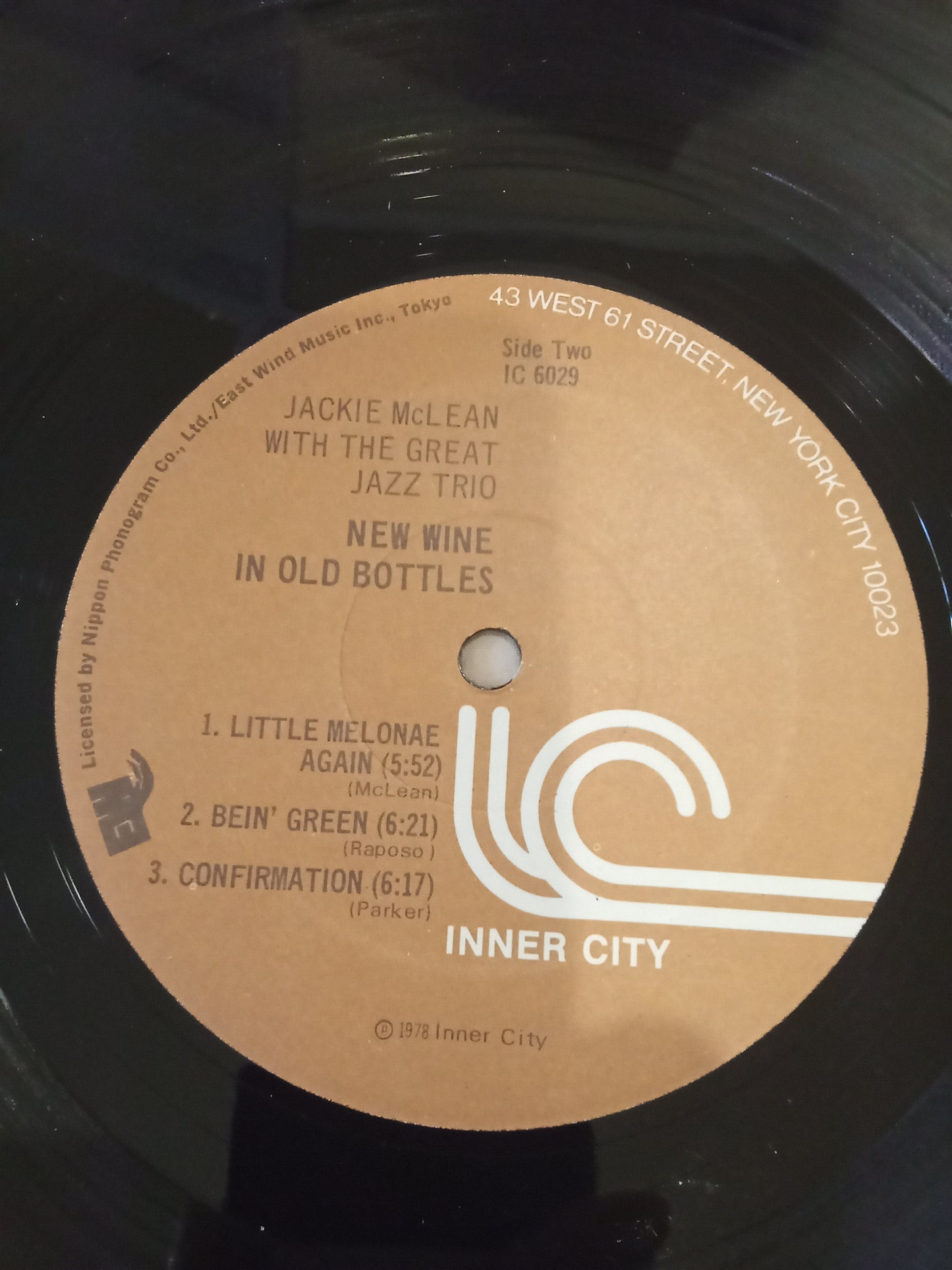 Jackie McLean and The Great Jazz Trio – New Wine In Old Bottles