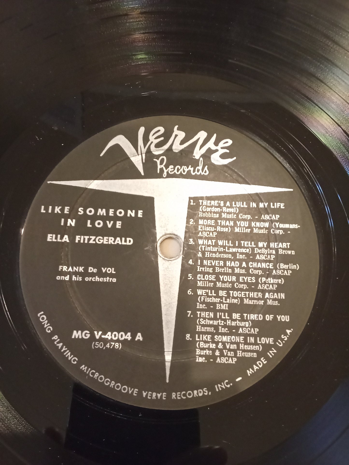 Ella Fitzgerald, Frank DeVol And His Orchestra – Like Someone In Love