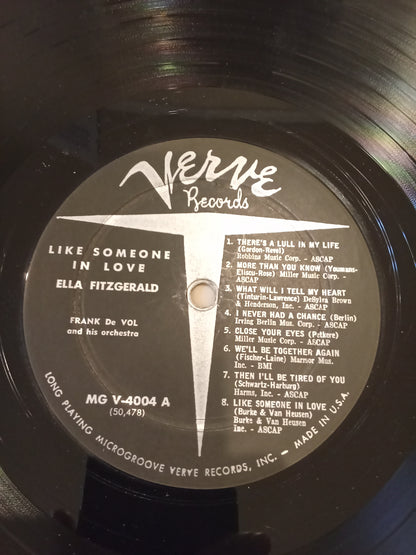 Ella Fitzgerald, Frank DeVol And His Orchestra – Like Someone In Love
