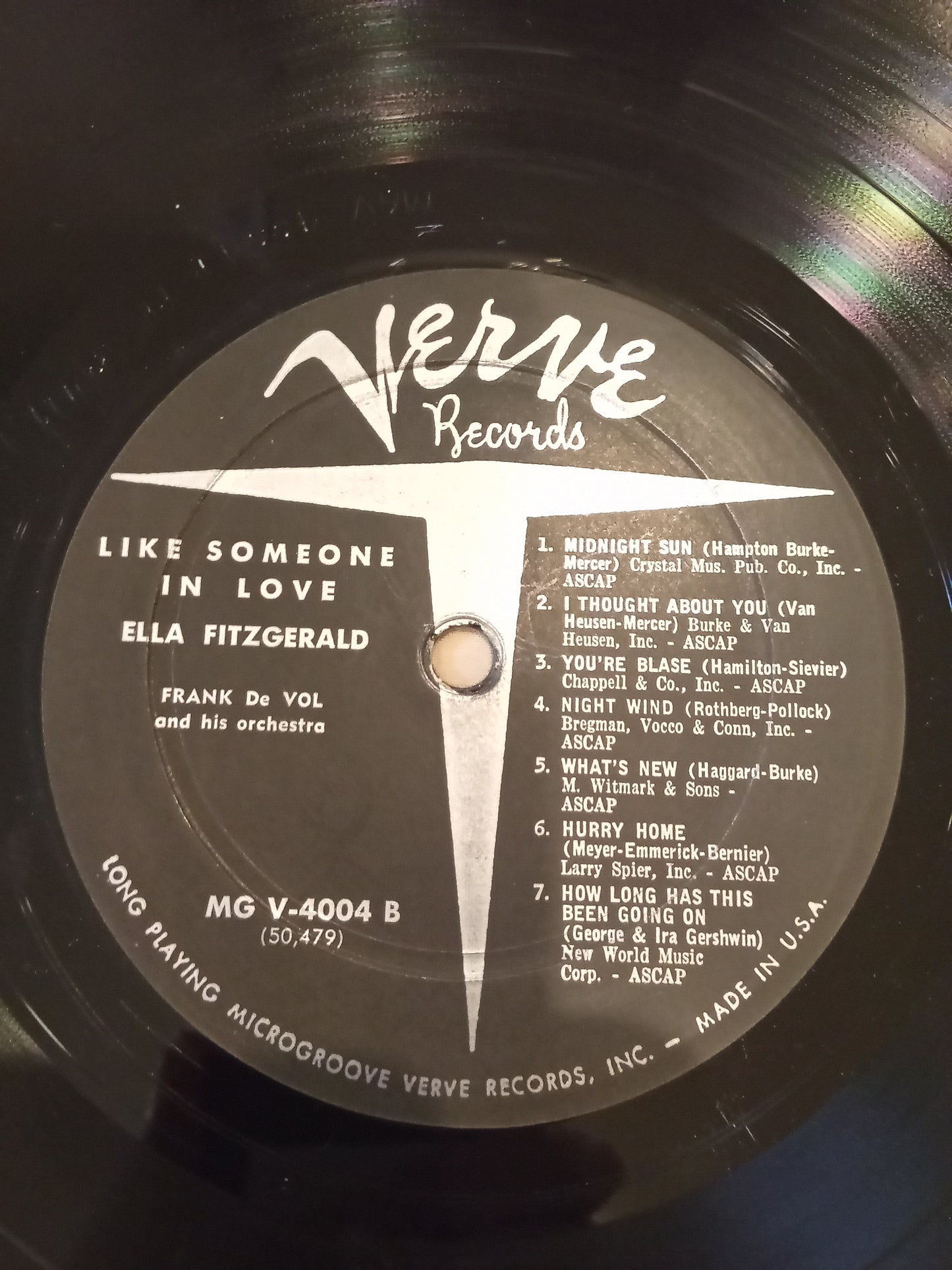 Ella Fitzgerald, Frank DeVol And His Orchestra – Like Someone In Love