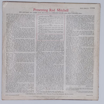 Red Mitchell – Presenting Red Mitchell