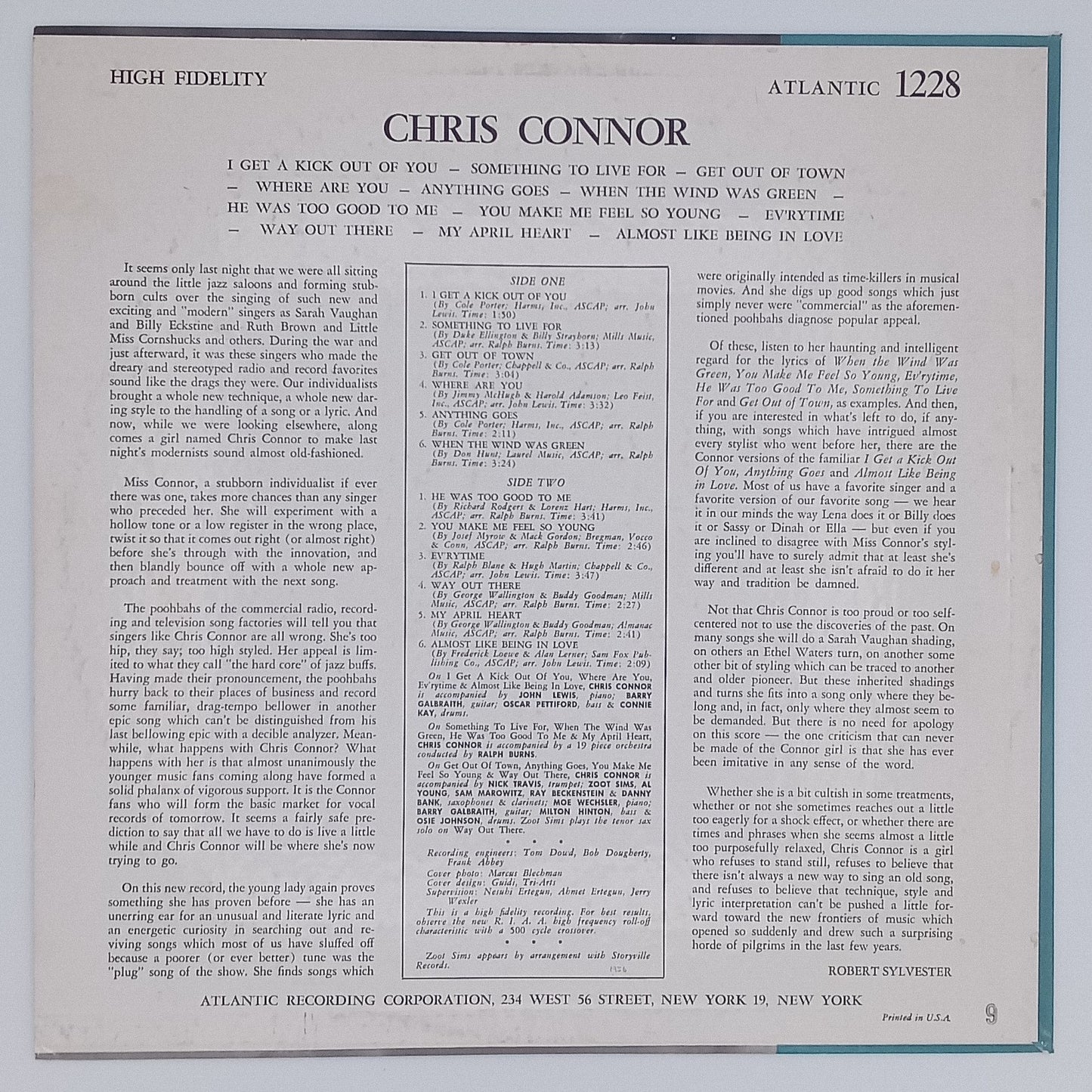 Chris Connor – Chris Connor