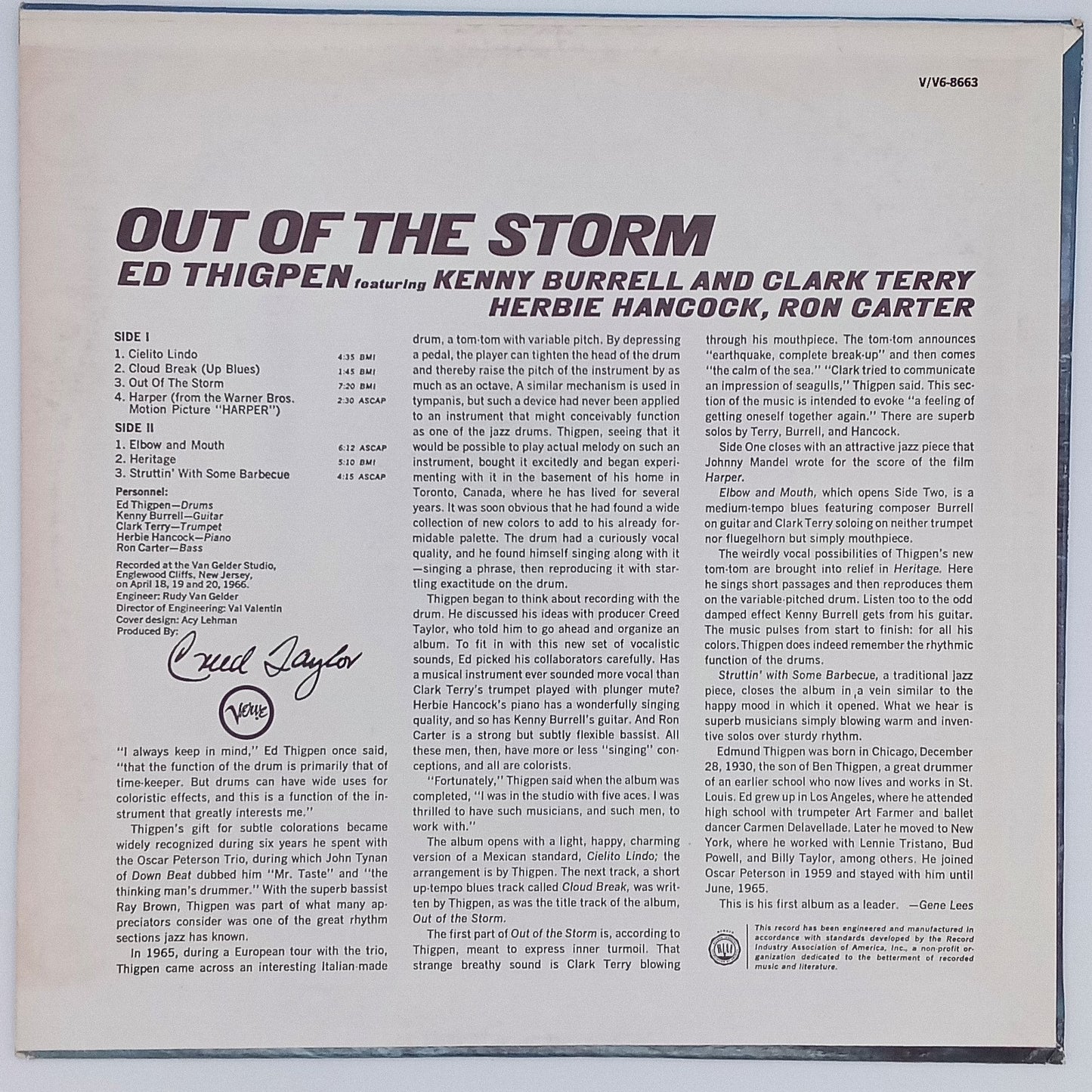 Ed Thigpen – Out Of The Storm