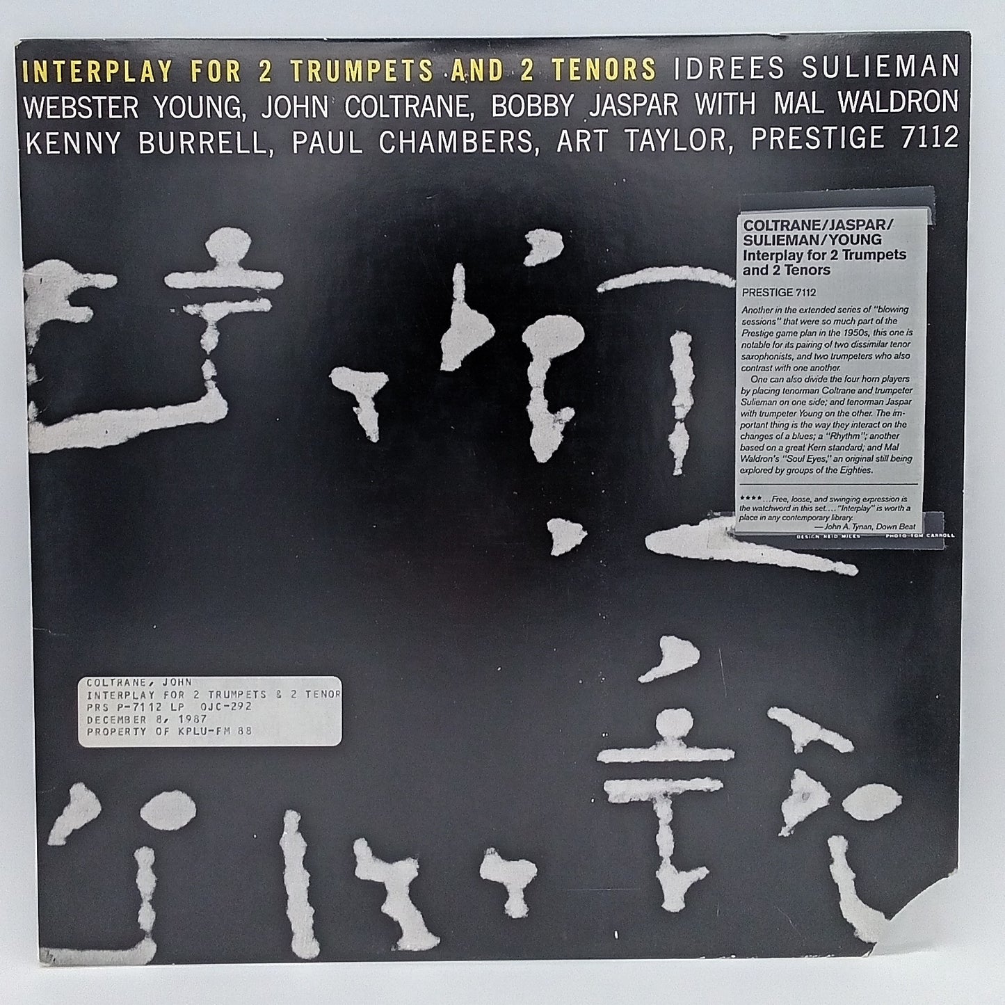 Idrees Sulieman, Webster Young, John Coltrane, Bobby Jaspar With Mal Waldron, Kenny Burrell, Paul Chambers, Art Taylor – Interplay For 2 Trumpets And 2 Tenors