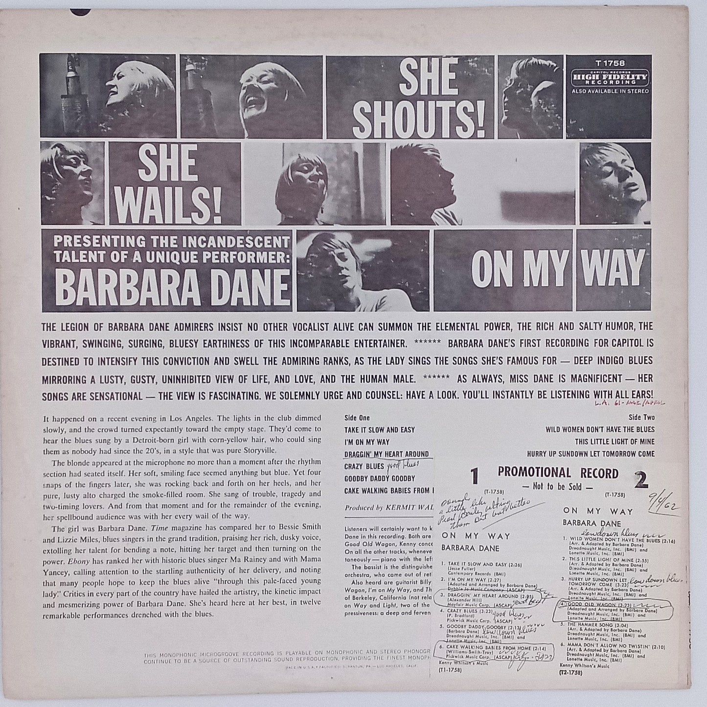 Barbara Dane – On My Way