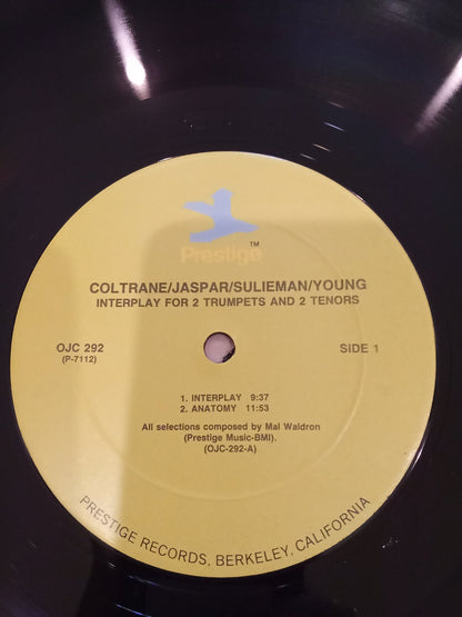 Idrees Sulieman, Webster Young, John Coltrane, Bobby Jaspar With Mal Waldron, Kenny Burrell, Paul Chambers, Art Taylor – Interplay For 2 Trumpets And 2 Tenors